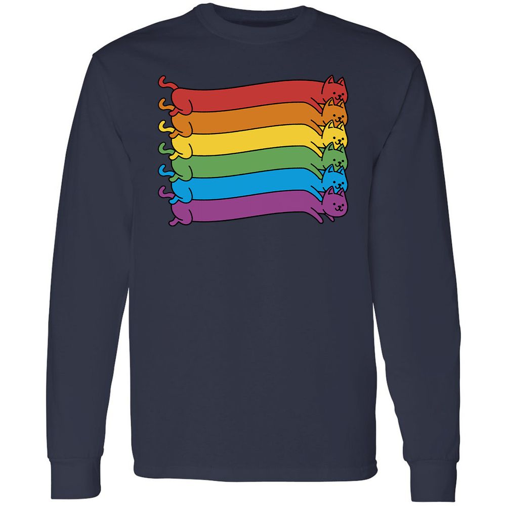 Long Sleeve T-Shirt - DCDZSMBX - Navy - 2