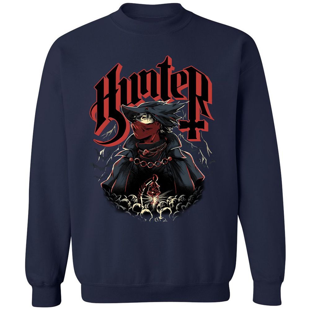 Classic Unisex Sweatshirt - VE86P7FQ - Navy - 2