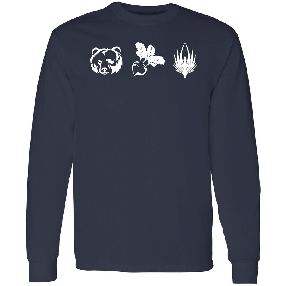 Long Sleeve T-Shirt - NKHWN4LA - Navy - 2