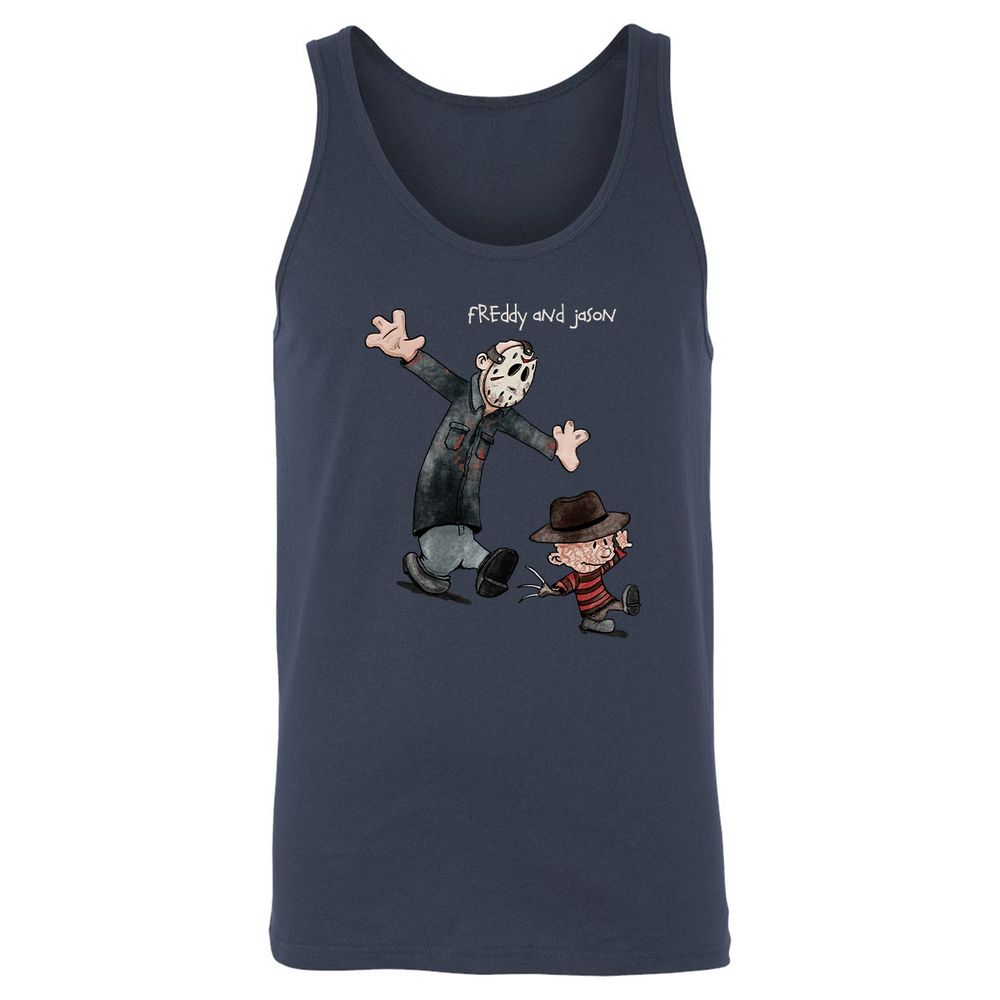 Unisex Jersey Tank - 4RNCFKGF - Navy - 2