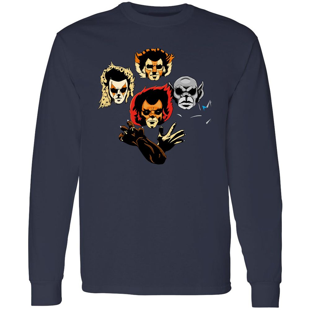 Long Sleeve T-Shirt - X7348PG3 - Navy - 2