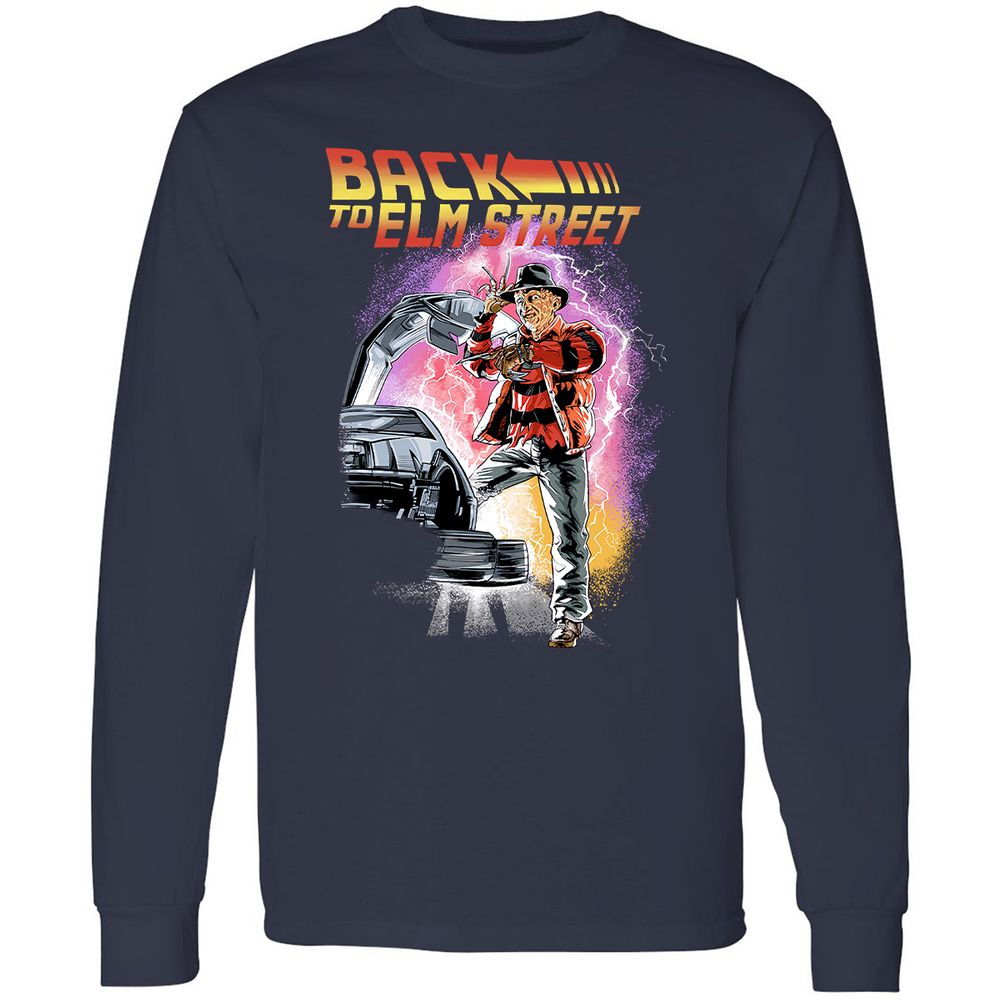 Long Sleeve T-Shirt - T7QL9NPA - Navy - 2