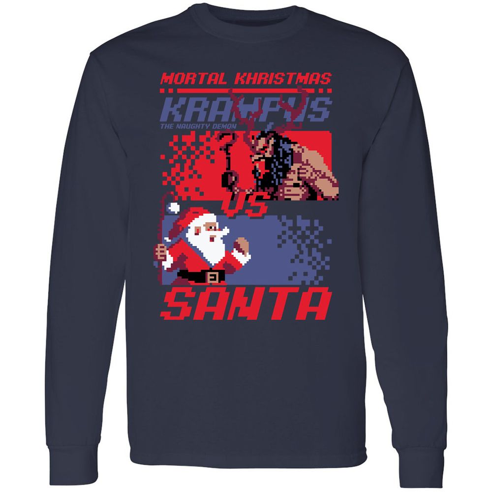 Long Sleeve T-Shirt - AG873QWP - Navy - 2