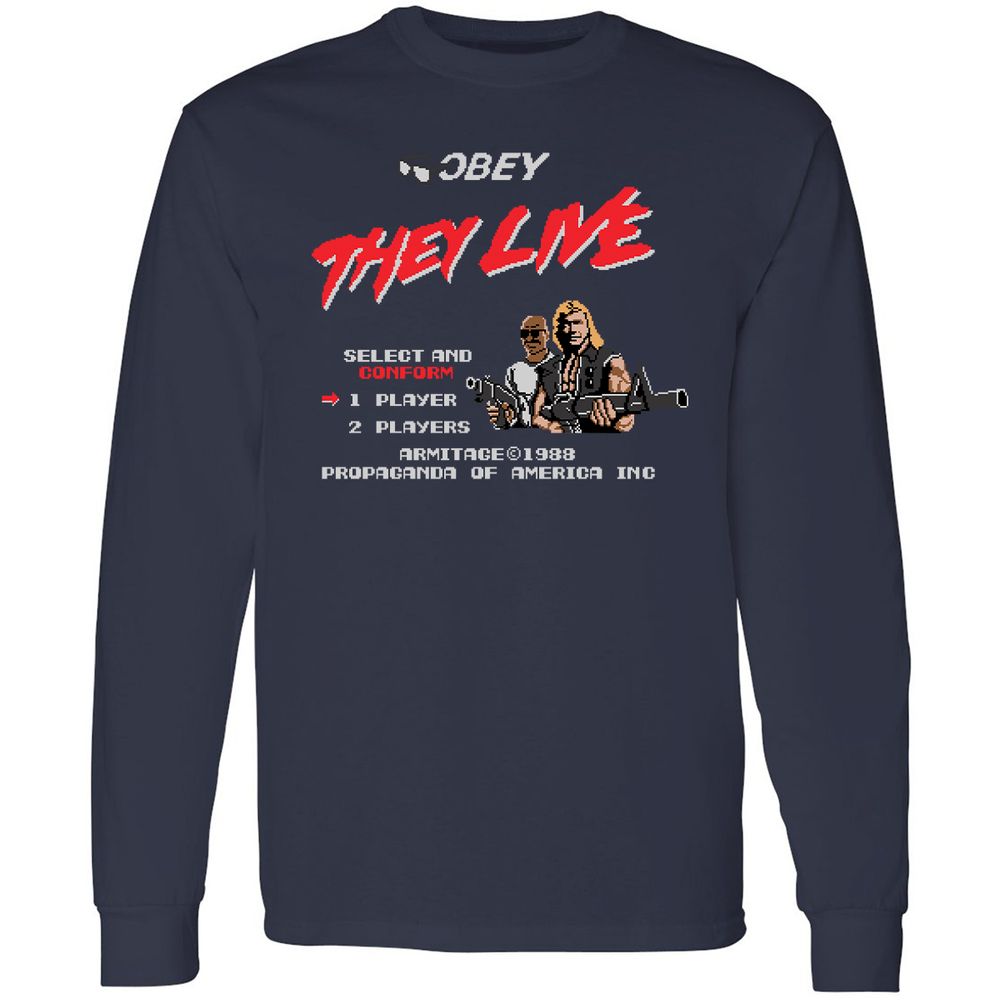 Long Sleeve T-Shirt - SHV6FXTY - Navy - 2