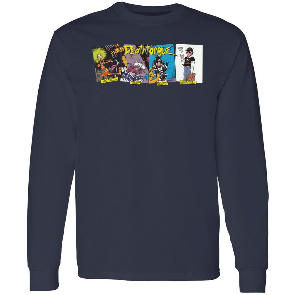 Long Sleeve T-Shirt - 56T883YL - Navy - 2