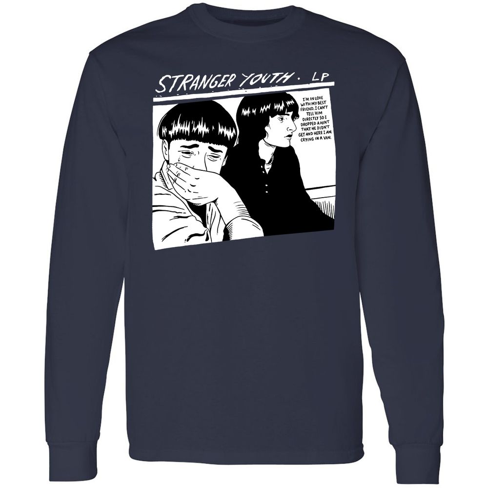 Long Sleeve T-Shirt - A8VFNZNR - Navy - 2
