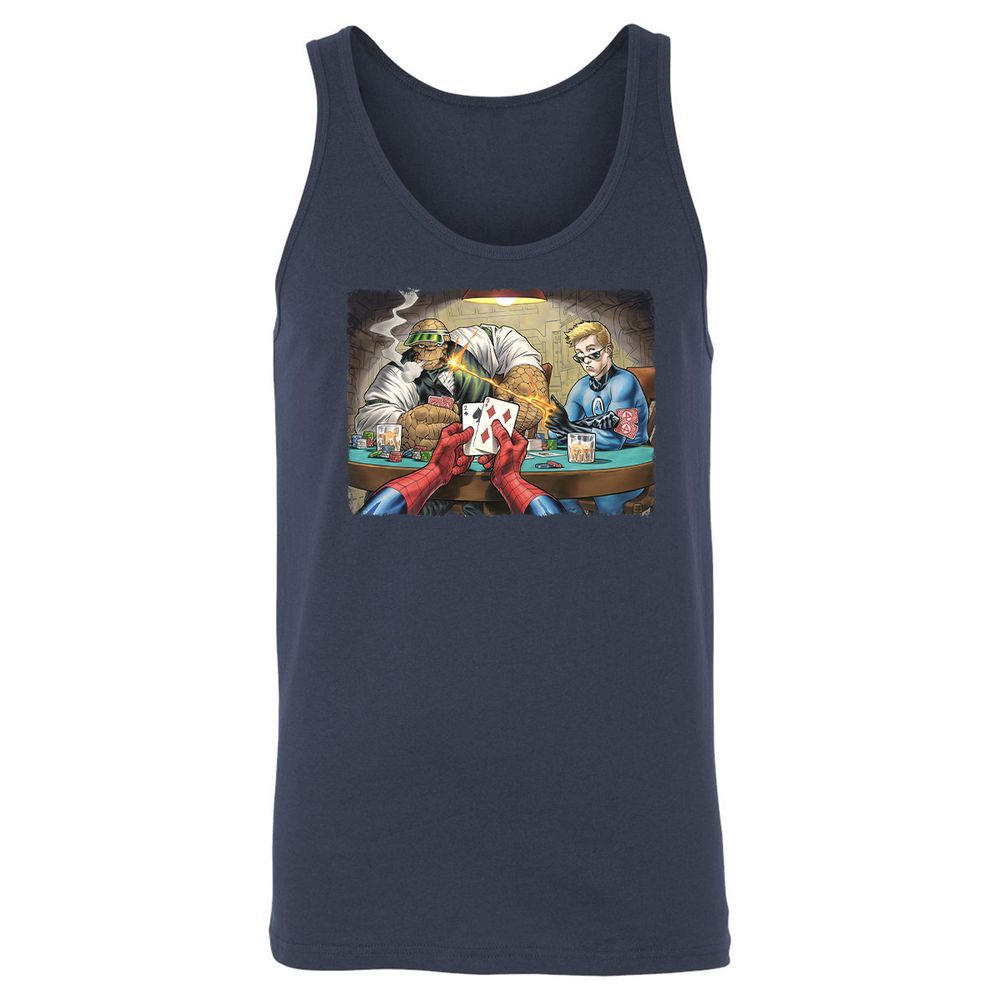 Unisex Jersey Tank - H1CTBKE2 - Navy - 2