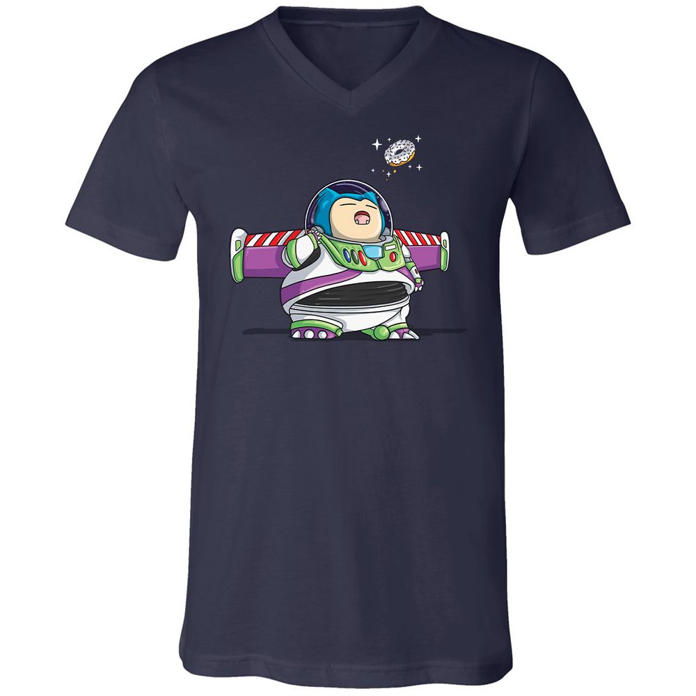 Unisex V-Neck T-Shirt - 7TVS7RMW - Navy - 2