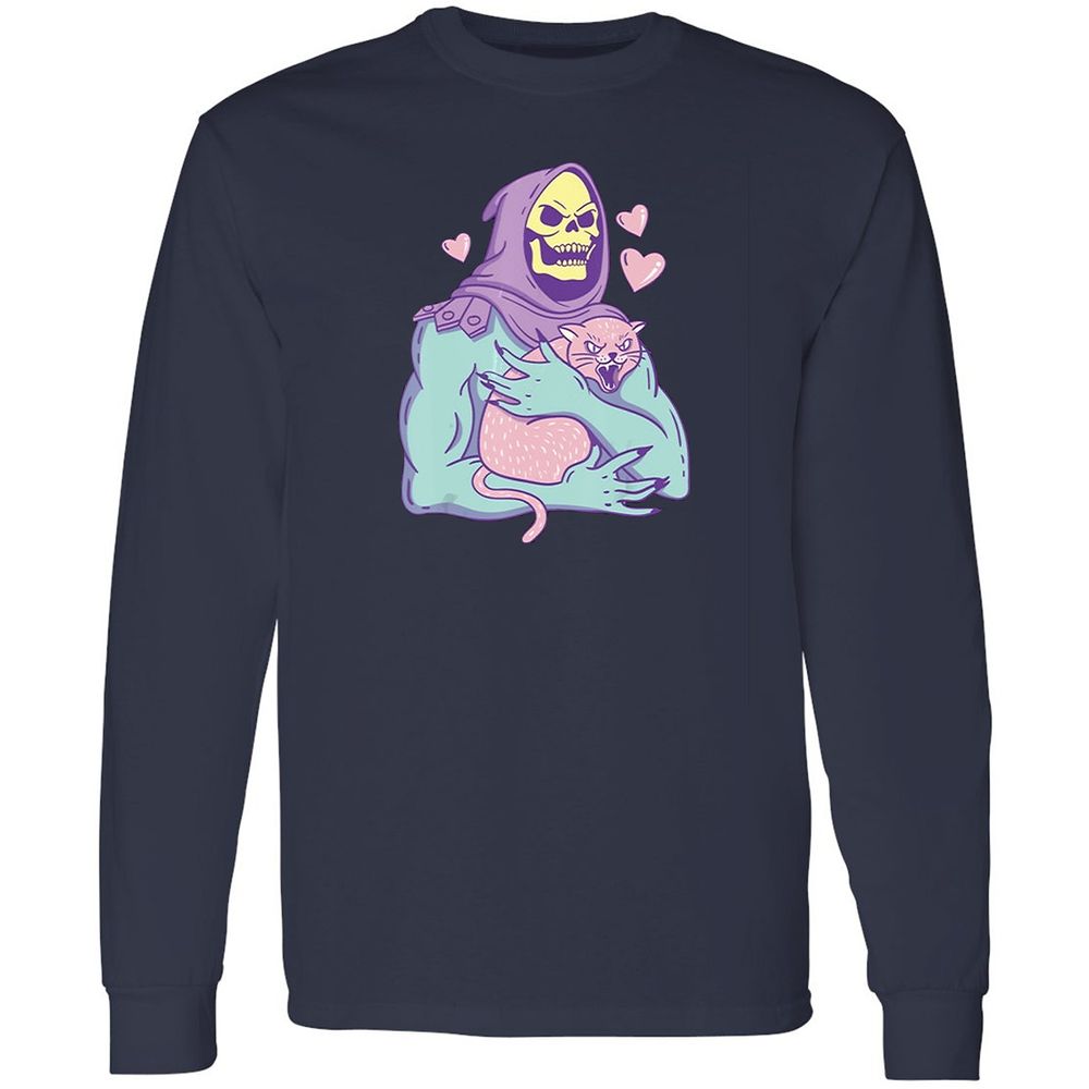 Long Sleeve T-Shirt - M6N3KFMJ - Navy - 2