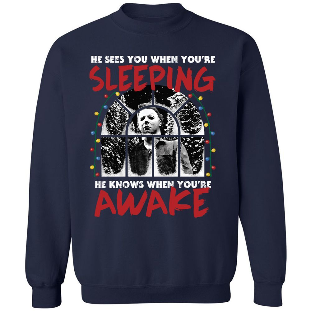 Classic Unisex Sweatshirt - RQQJB43U - Navy - 2