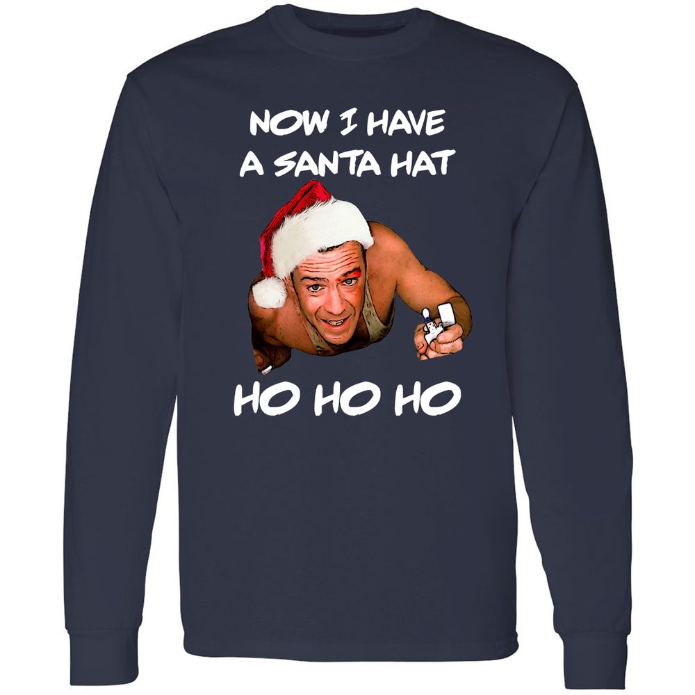 Long Sleeve T-Shirt - P714N3HN - Navy - 2