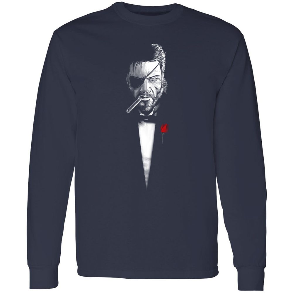 Long Sleeve T-Shirt - PERN3KVX - Navy - 2