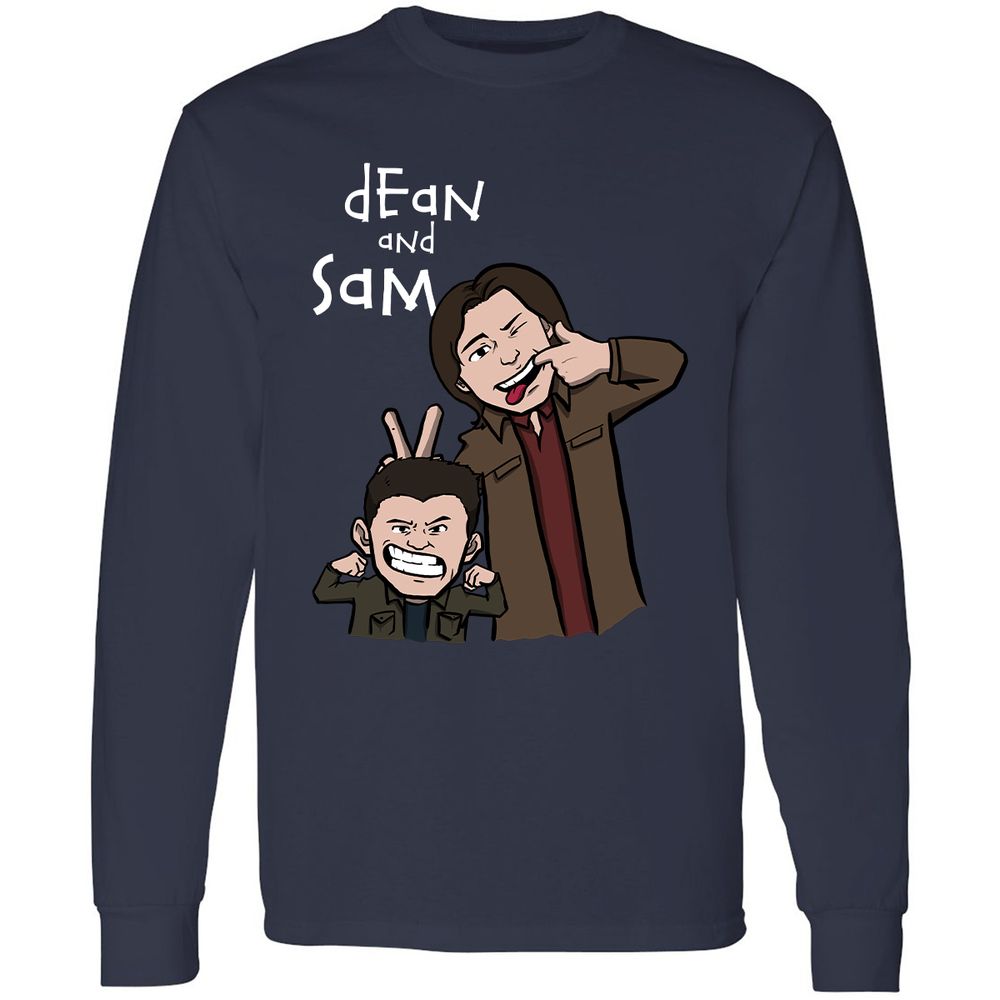 Long Sleeve T-Shirt - MSMKGQPZ - Navy - 2