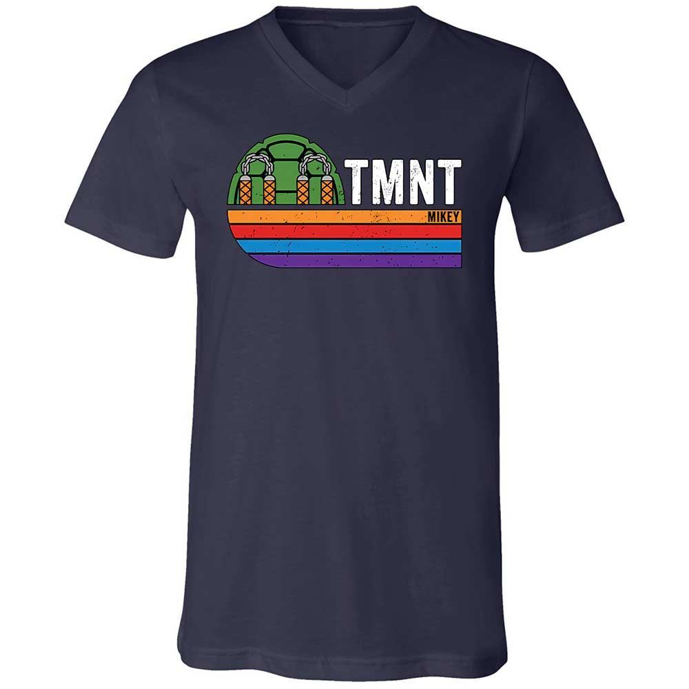 Unisex V-Neck T-Shirt - D3WBKVT1 - Navy - 2