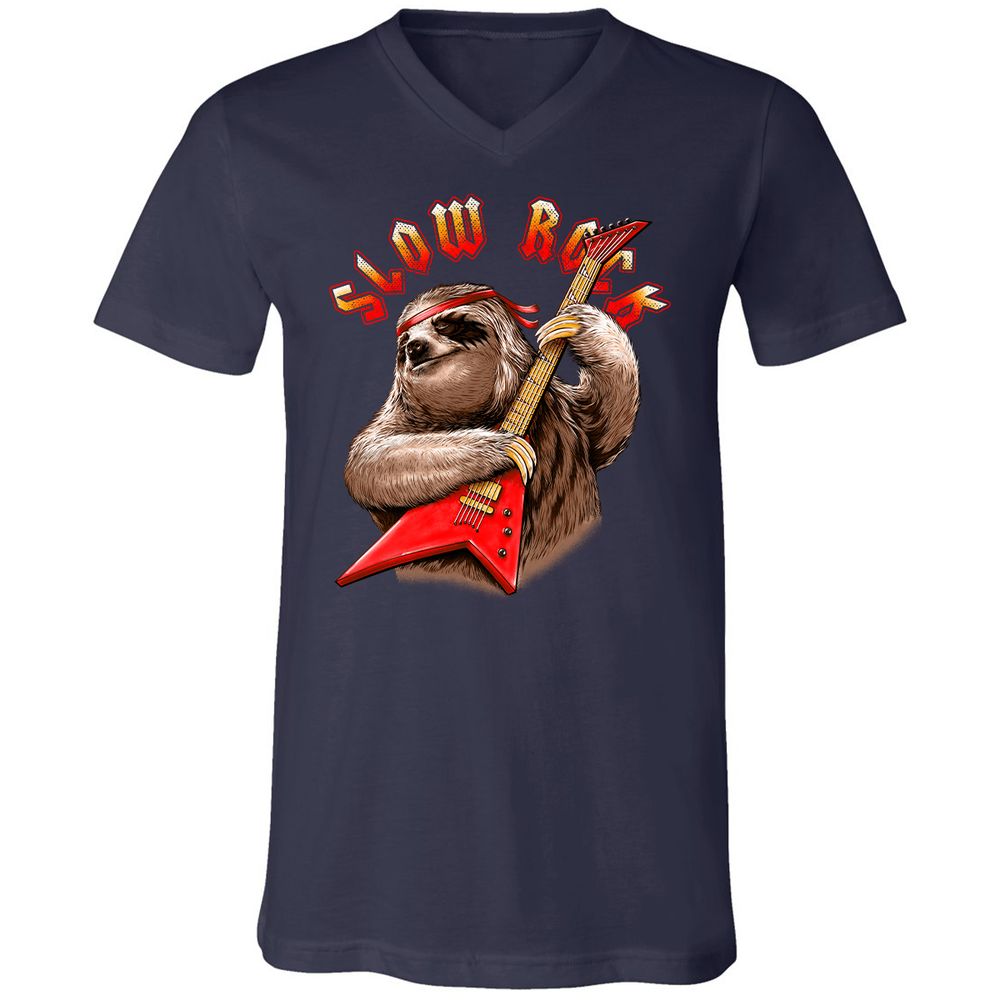 Unisex V-Neck T-Shirt - MLR2Z67B - Navy - 2