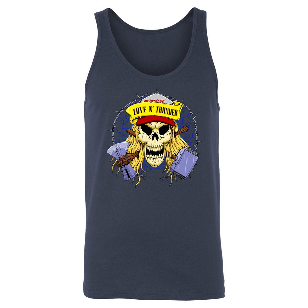 Unisex Jersey Tank - S8CSQQCP - Navy - 2