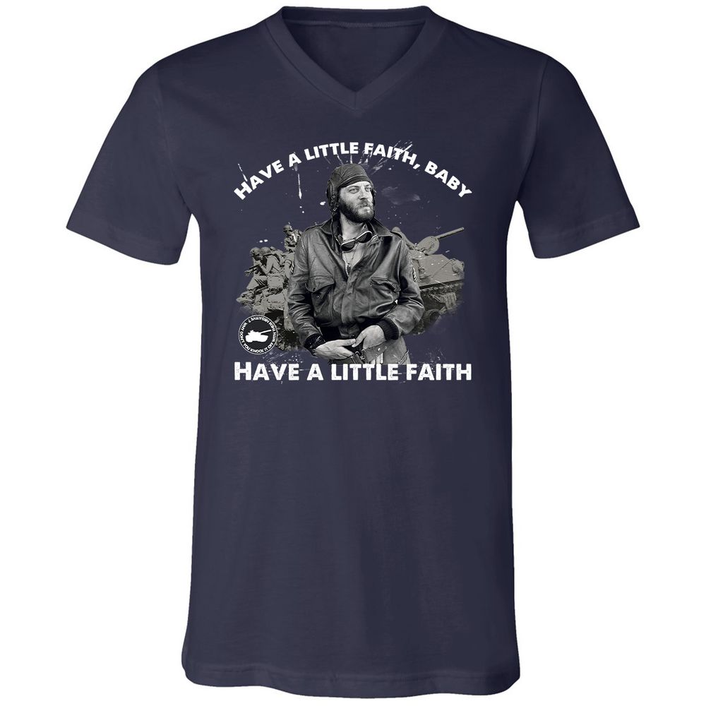 Unisex V-Neck T-Shirt - UGX8D2S4 - Navy - 2