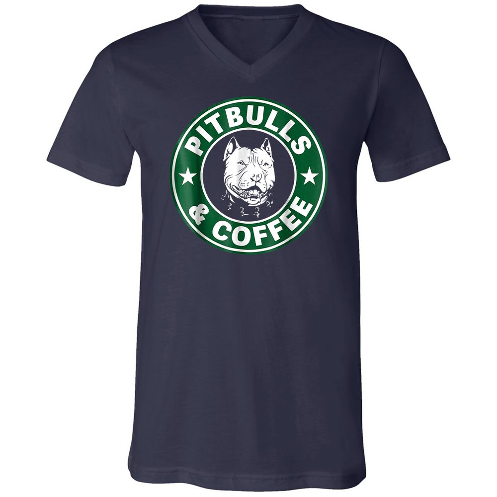 Unisex V-Neck T-Shirt - 1EYWJ7N8 - Navy - 2