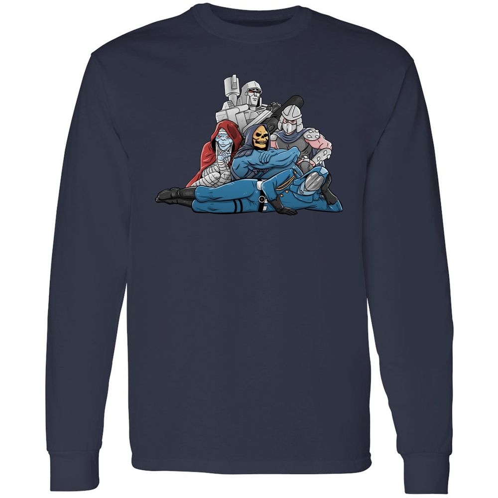 Long Sleeve T-Shirt - 5HT2BVS8 - Navy - 2