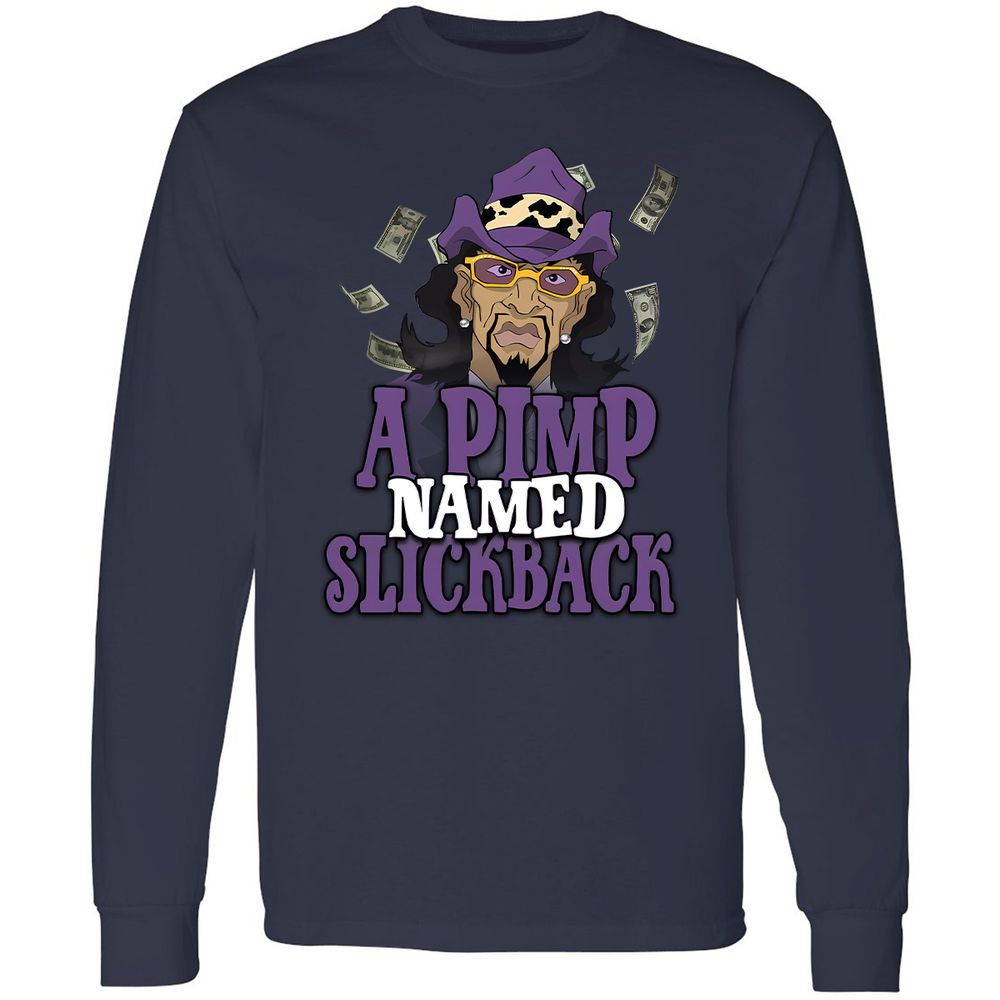 Long Sleeve T-Shirt - AWBBDQG9 - Navy - 2