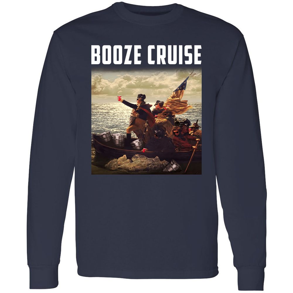 Long Sleeve T-Shirt - RUP6Z2ZD - Navy - 2