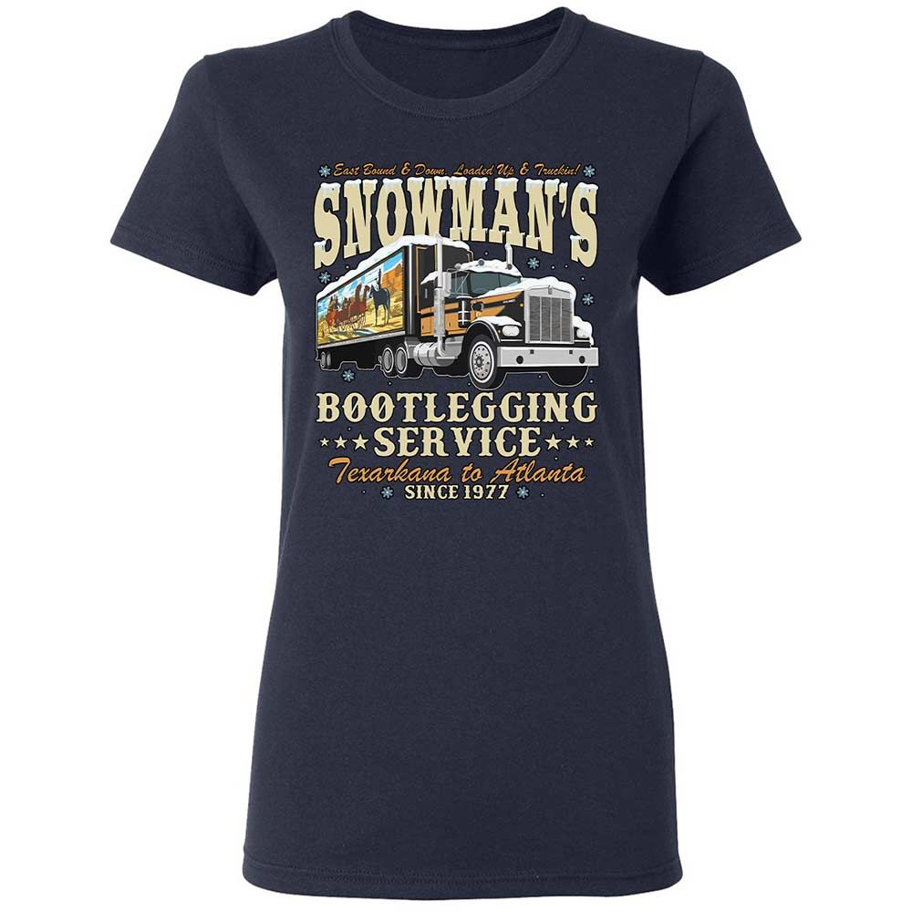 Snowman's Bootlegging Service - Navy - 2