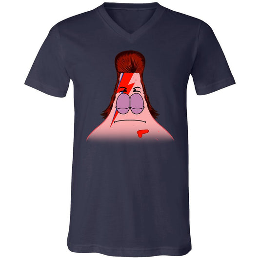 Unisex V-Neck T-Shirt - 6GPV7P1U - Navy - 2