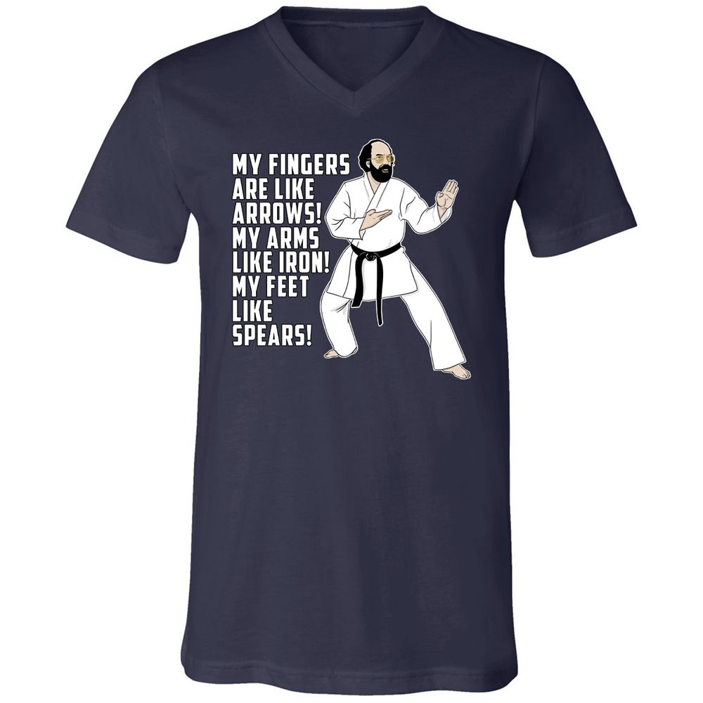 Unisex V-Neck T-Shirt - AH92NGHV - Navy - 2