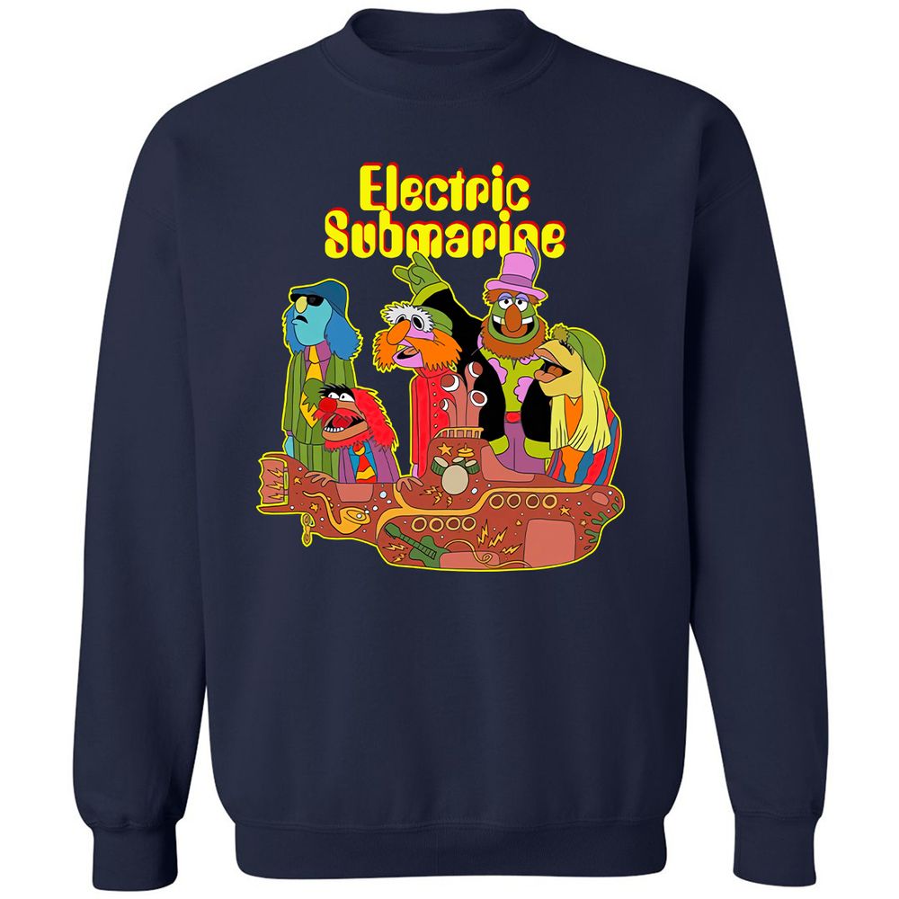 Classic Unisex Sweatshirt - 72K555H2 - Navy - 2