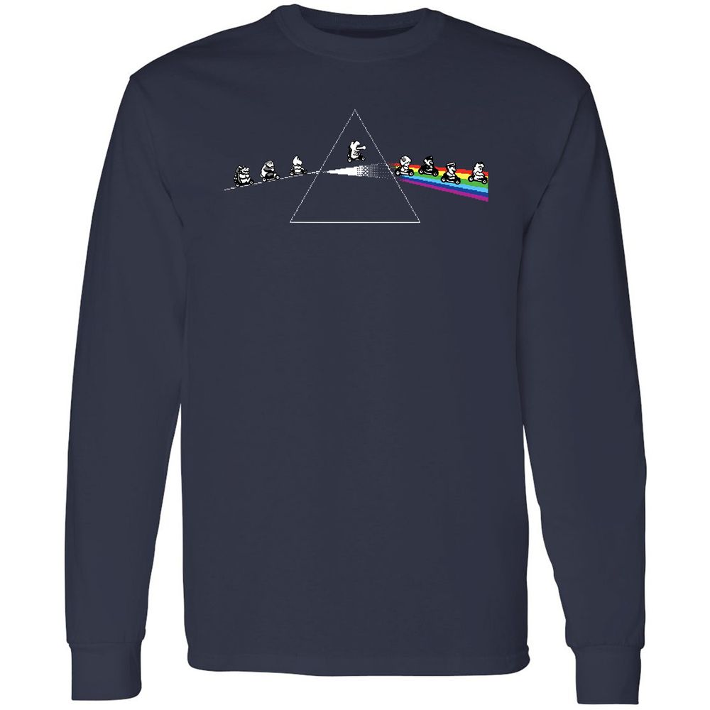 Long Sleeve T-Shirt - 9657GWPT - Navy - 2