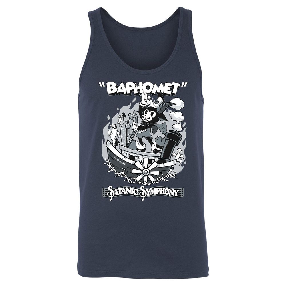 Unisex Jersey Tank - SM47G5SD - Navy - 2