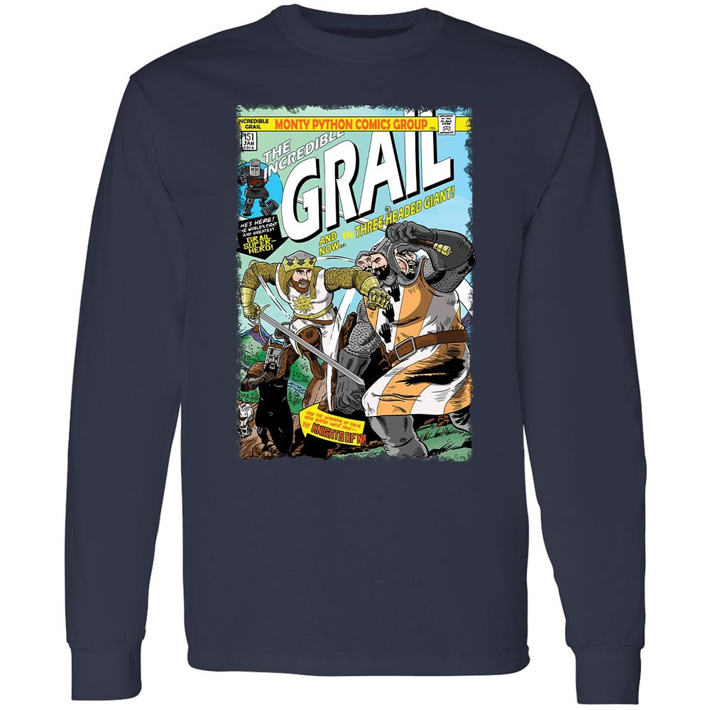 Long Sleeve T-Shirt - A6GE2PLD - Navy - 2