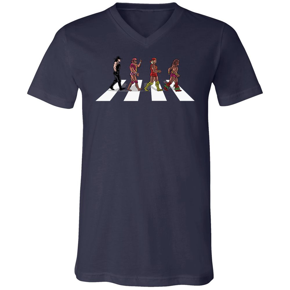 Unisex V-Neck T-Shirt - WER48311 - Navy - 2