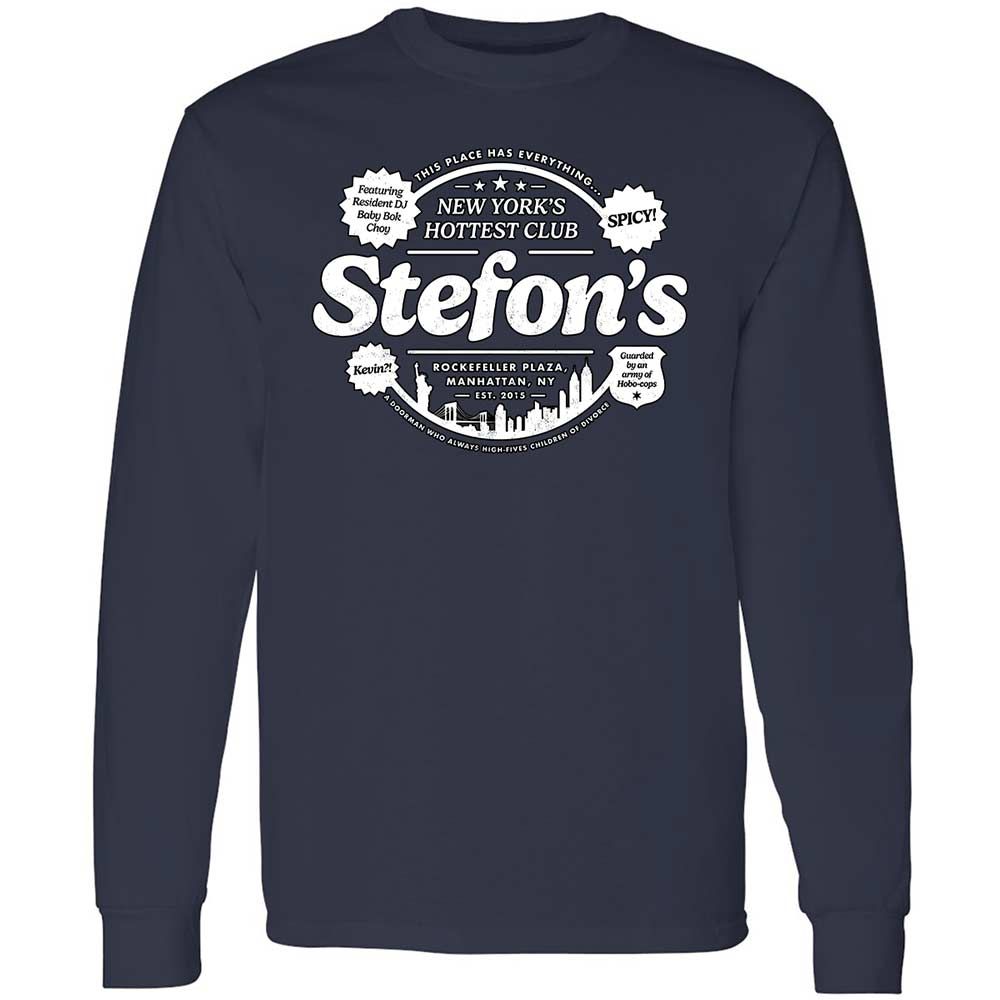 Long Sleeve T-Shirt - GGDXEYV4 - Navy - 2