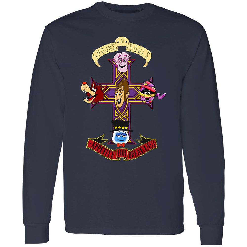 Long Sleeve T-Shirt - RUQDN8SH - Navy - 2