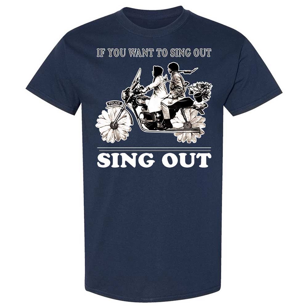 If you want to sing out, sing out - Navy - 2