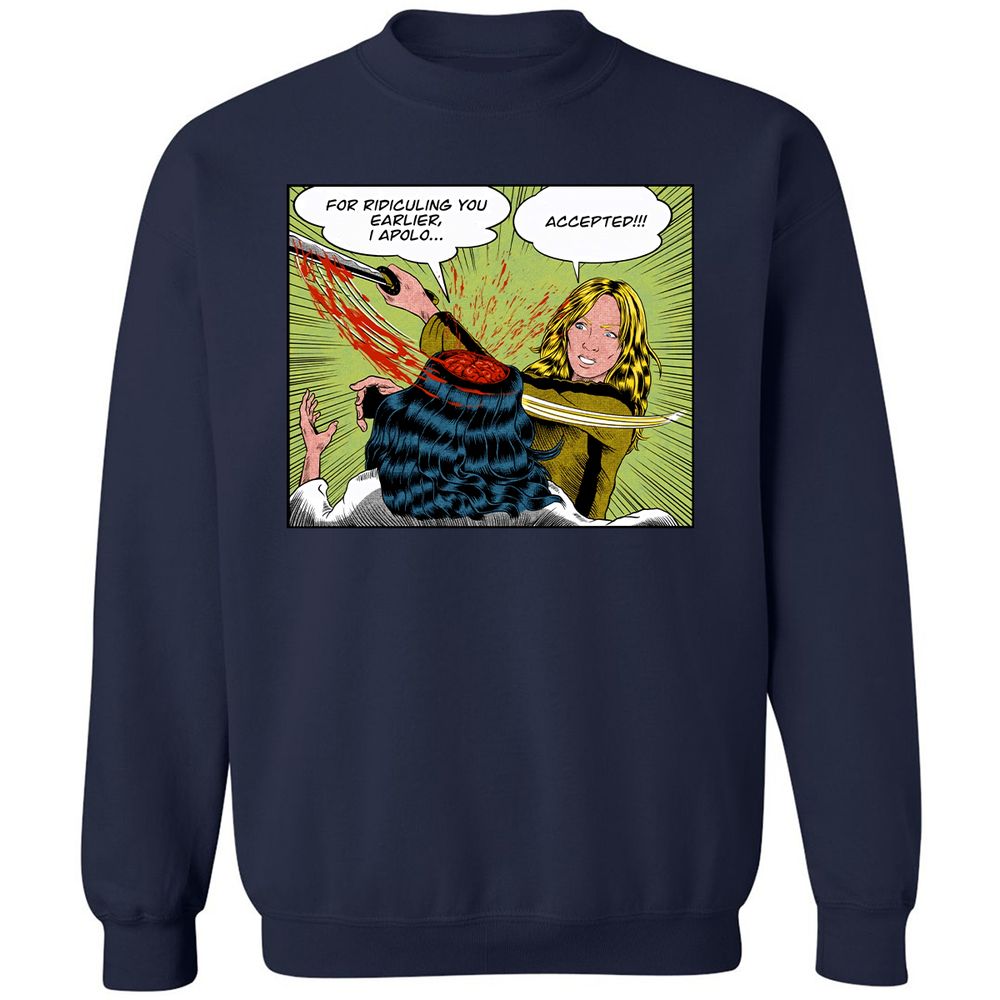 Classic Unisex Sweatshirt - 3F6BTK8R - Navy - 2