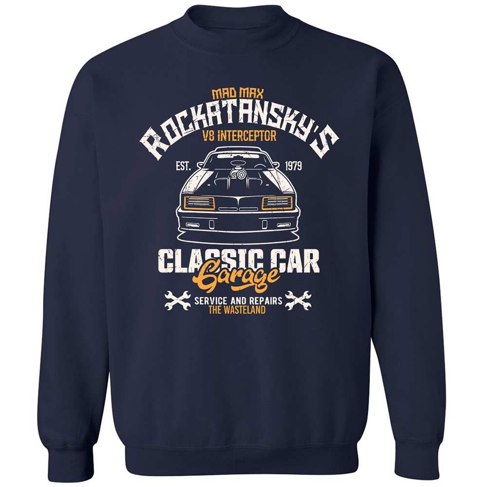 Classic Unisex Sweatshirt - LRQ6Q44V - Navy - 2