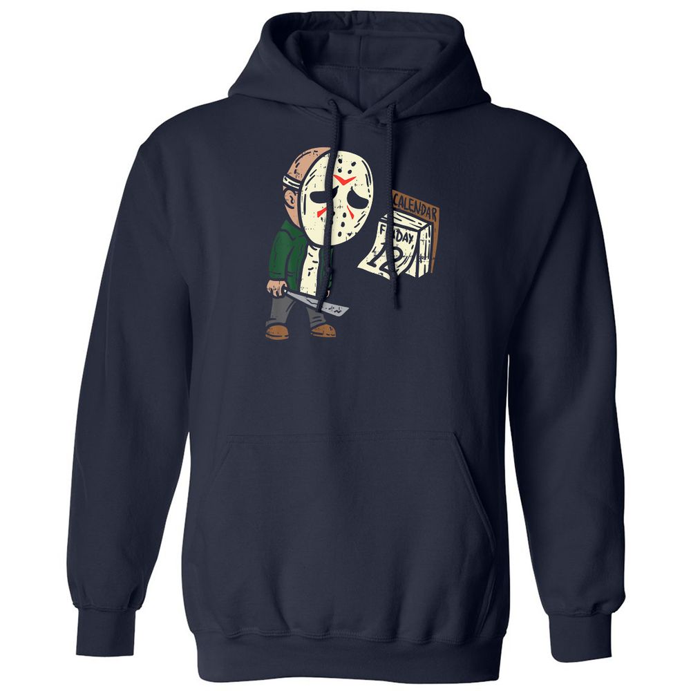 Classic Unisex Hoodie - G73H8T2Y - Navy - 2