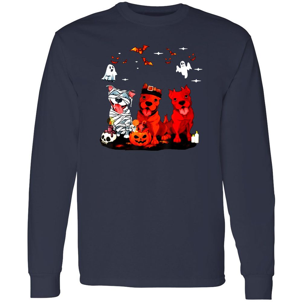 Long Sleeve T-Shirt - 6Y5MZUJM - Navy - 2