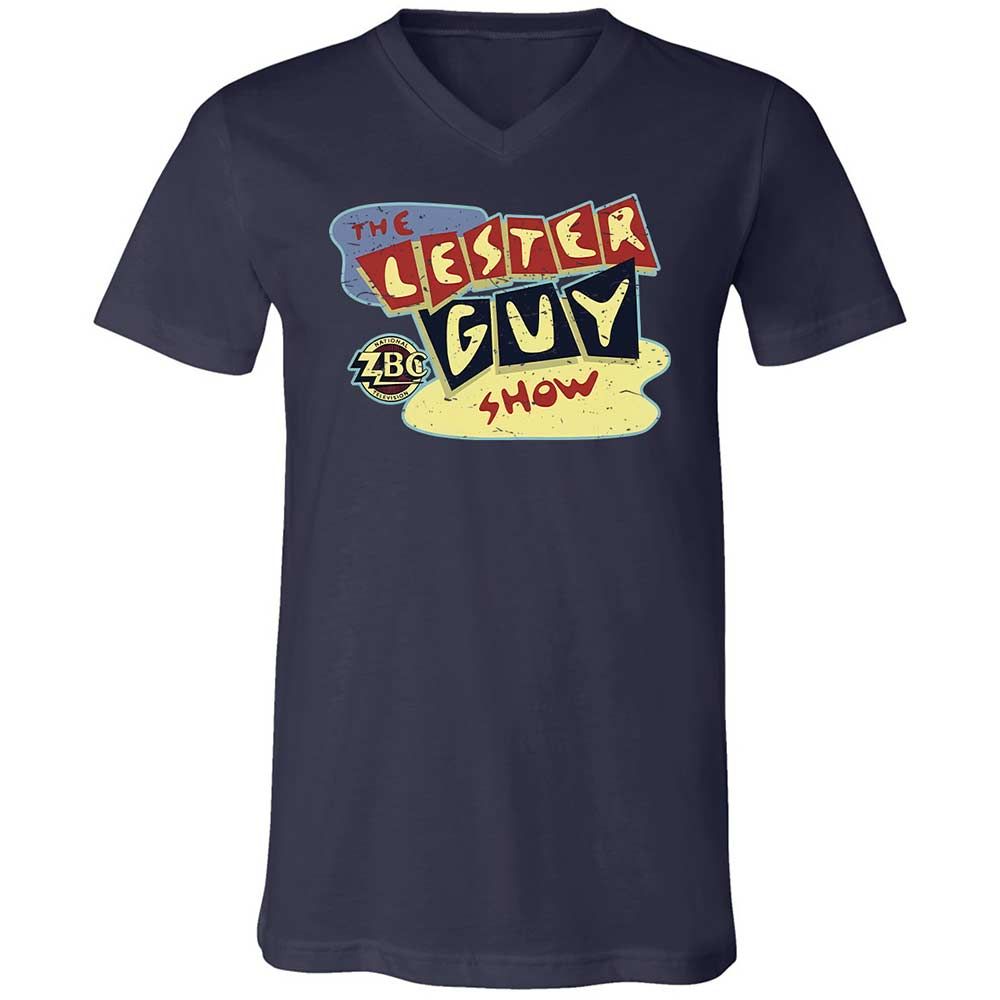 Unisex V-Neck T-Shirt - UR9XNNQV - Navy - 2