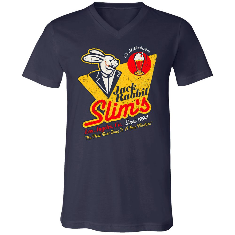 Unisex V-Neck T-Shirt - 211ANB8K - Navy - 2