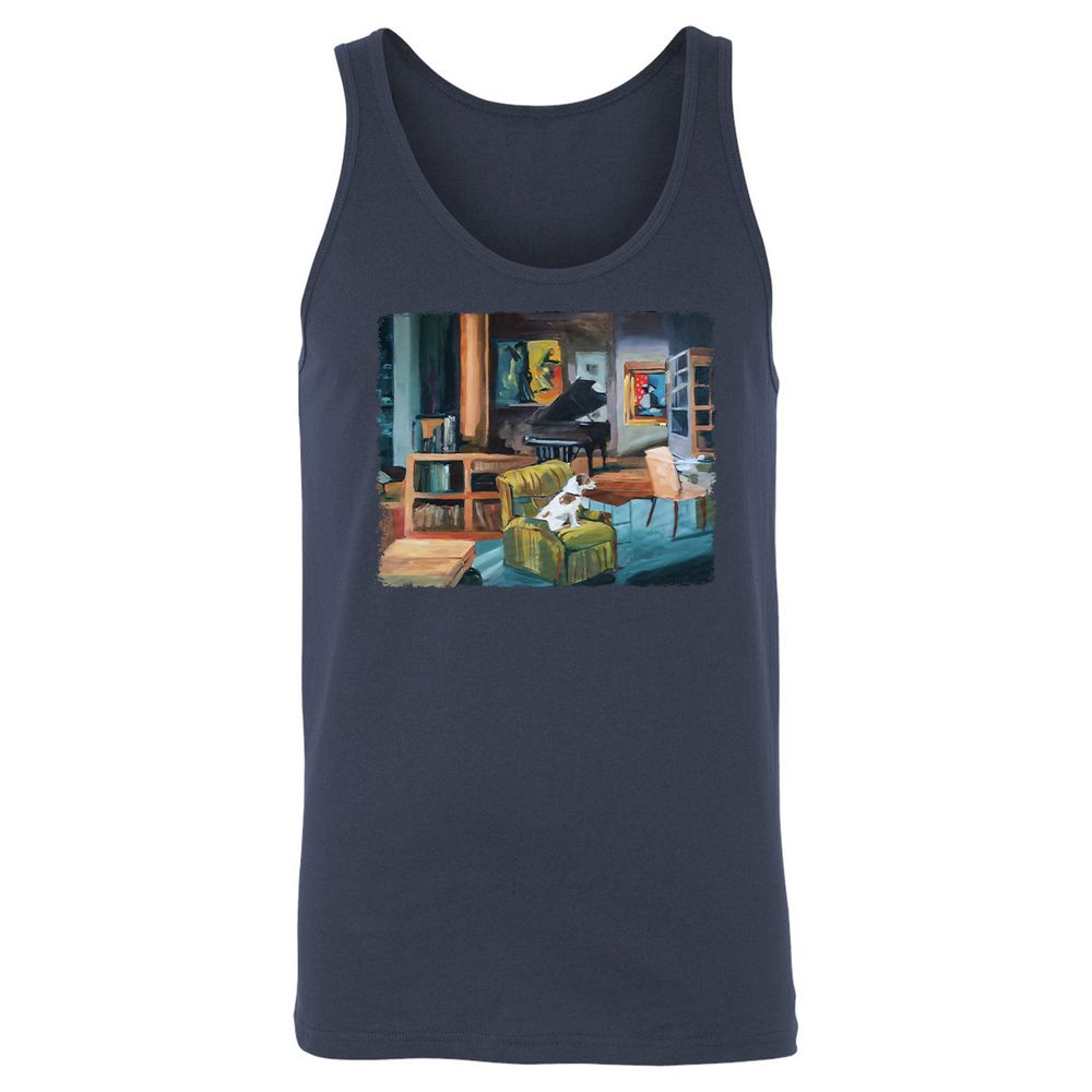Unisex Jersey Tank - Z4JZ9E54 - Navy - 2