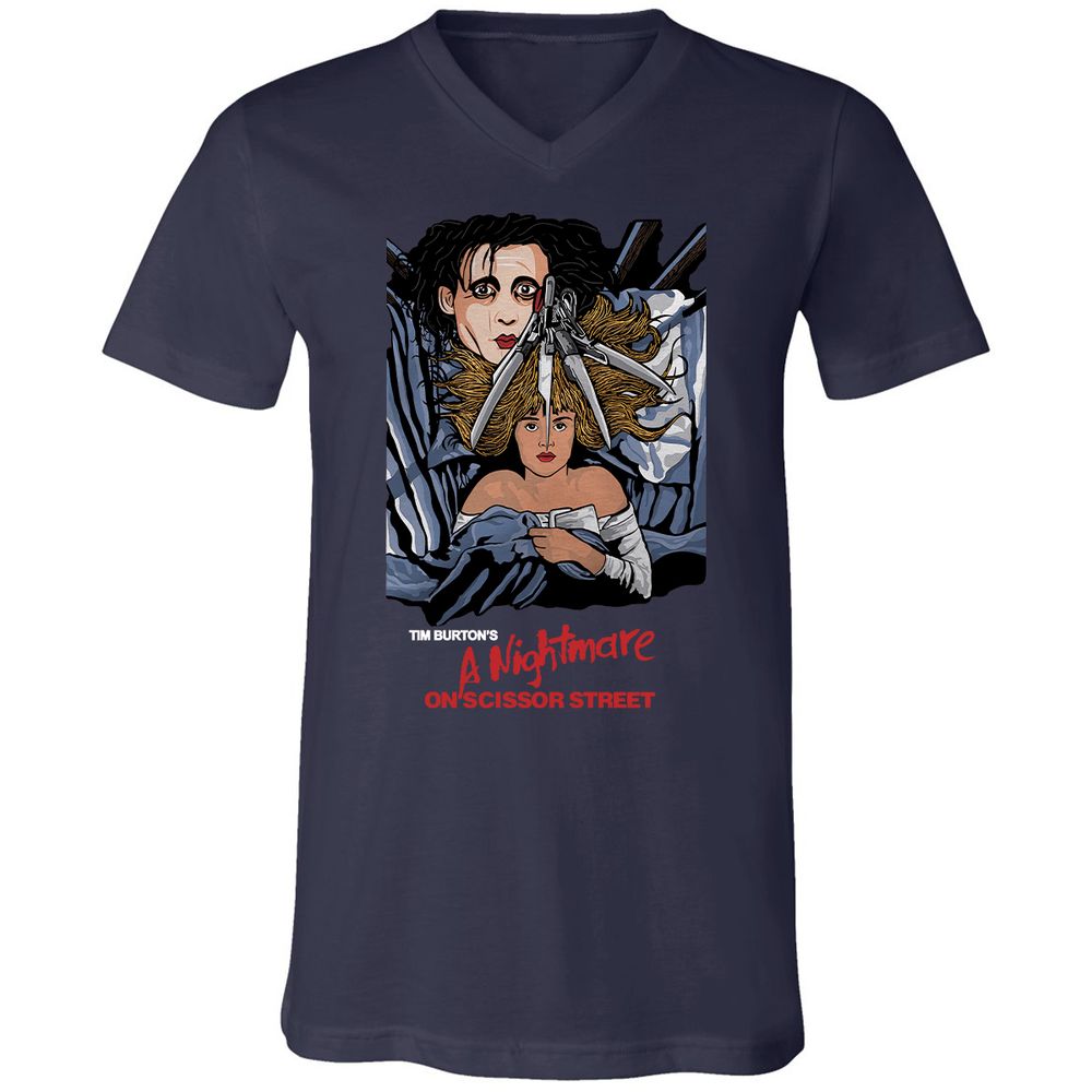Unisex V-Neck T-Shirt - 28UUK48K - Navy - 2