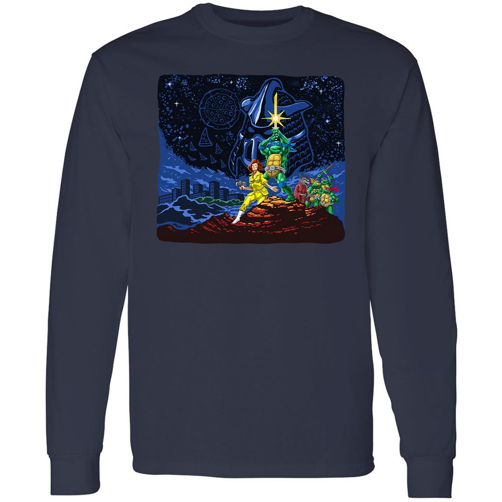 Long Sleeve T-Shirt - RVUE4867 - Navy - 2