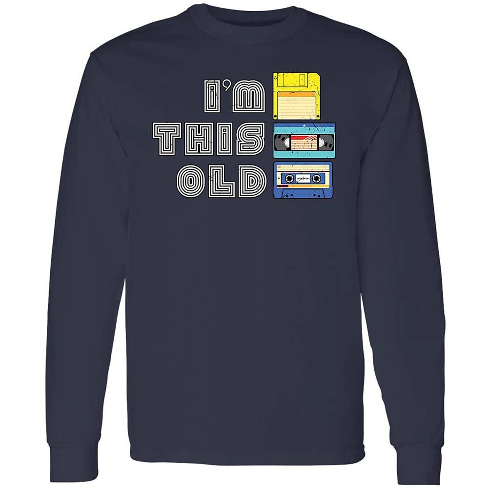 Long Sleeve T-Shirt - Black - Navy - 2