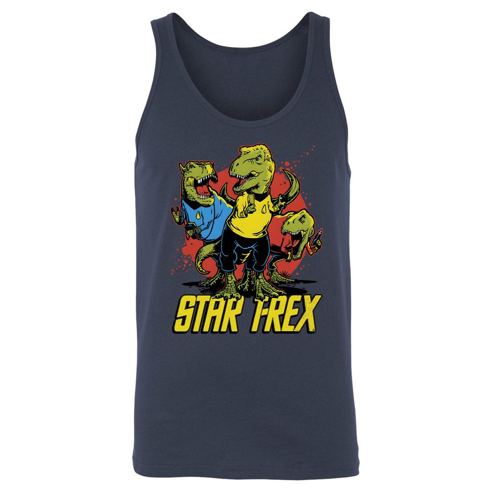 Unisex Jersey Tank - H6HD9XEF - Navy - 2