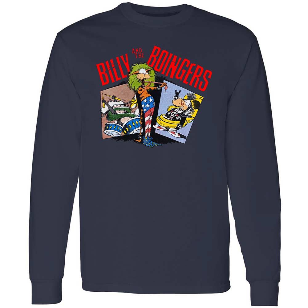 Long Sleeve T-Shirt - BY9T3K3G - Navy - 2