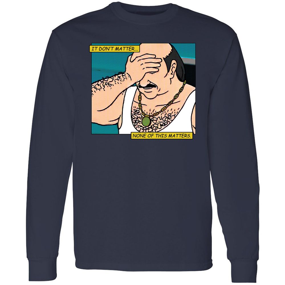Long Sleeve T-Shirt - 3ULB4WM1 - Navy - 2