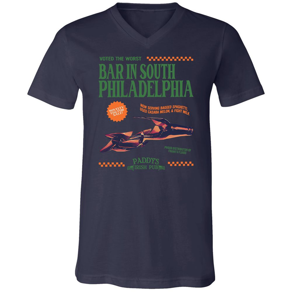 Unisex V-Neck T-Shirt - VDDTA4A1 - Navy - 2